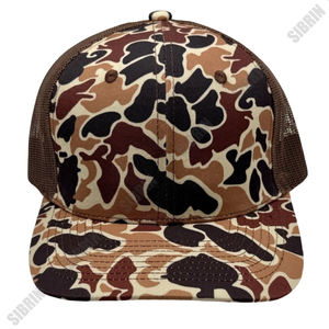 Gorra de Béisbol Unisex con Estampado de Camuflaje, 6 Paneles, Gorra para Exteriores con Logotipo Bordado en la Parte Delantera - Product Image 3