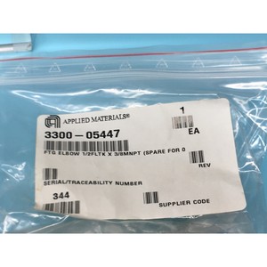 3 AMAT 3300-05447 FTG, Codo 1/2 FLTK X 3/8 MNPT - Equipo y Piezas de Semiconductores de Confianza de Marca Global - Product Image 3