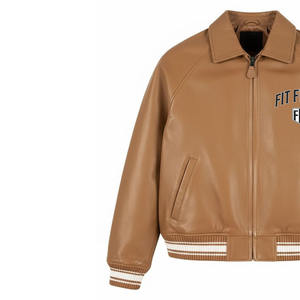 แจ็คเก็ตหนังแท้สำหรับผู้ชาย รุ่นพรีเมียม กันลม กันน้ำ สีพื้น มีทุกขนาด ขายดี - Product Image 3