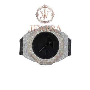 นาฬิกา Mossinate Classic Rubber Diamond คุณภาพสูง ประดับเพชร พร้อมสายยางทันสมัยเพื่อความสบาย - Product Image 3