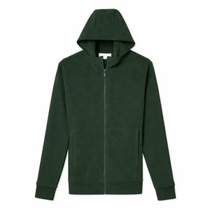 Sudadera con capucha unisex con cremallera |   Sudadera de Manga Larga de Color Sólido para Otoño |   Con capucha informal |   Venta al por Mayor OEM Personalizada al por Mayor - Product Image 1