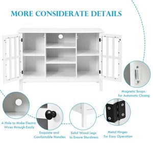 <b>50</b> <b>Inches</b> <b>TV</b> <b>Stand</b> Console Cabinet Durable Wooden <b>TV</b> <b>Stand</b> - Product Image 5