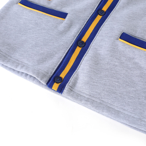 Cardigan en polaire SGRho unisexe, idéal pour les fraternités et les sororités, pull tricoté personnalisé avec lettres grecques, style universitaire, hiver - Product Image 3