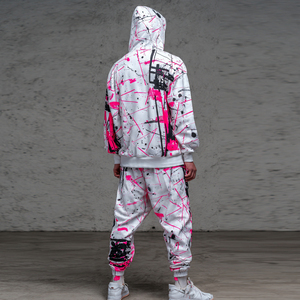 Ensemble de survêtement de jogging par sublimation pour homme, avec sweat à capuche et pantalon de jogging imprimés sur mesure, idéal pour l'hiver - Product Image 1