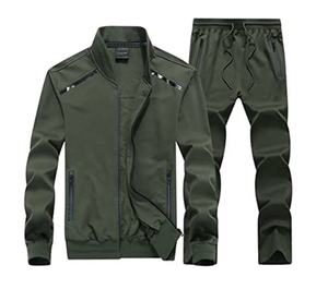 Hot Sale Men's New Fashion Breathable Full-Sleeve Acid Wash Solid Eco-Friendly Heavyweight Track Suits Screen Printing High - Product Image 4