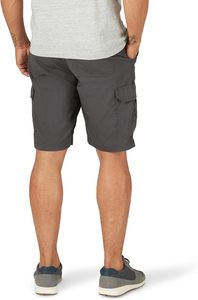 Pantalones Cortos Cargo Gris Oscuro para Hombre, Cintura Media, Transpirables, de Algodón y Poliéster, Casuales, para Verano, con Bolsillos - Product Image 4