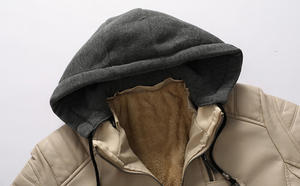 Chaqueta de Cuero Ecológica para Hombre, Talla Grande, con Logotipo Frontal, Resistente al Viento, Transpirable, Estilo Bomber, 6XL - Product Image 6