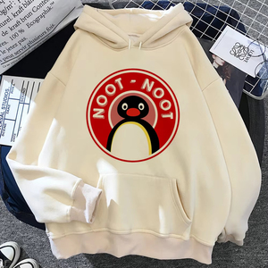 เสื้อฮู้ดผู้หญิงคุณภาพใหม่ เสื้อฮู้ด Pingu เสื้อสเวตเตอร์อนิเมะ เสื้อแทรคสูทผู้หญิง เสื้อฮู้ดสไตล์สวยงาม เสื้อฮู้ดสกรีนโลโก้ตามสั่ง - Product Image 5