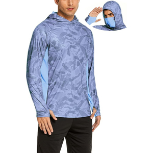 เสื้อฮู้ดตกปลาขายดีที่สุดสำหรับผู้ชาย เสื้อกันหนาวแบบกำหนดสีได้ พิมพ์ลายแบบ Sublimation เสื้อฮู้ดตกปลา - Product Image 5