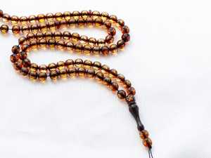 Tasbih islamique élégant en résine |   Chapelet Misbaha Subha fait main sur le thème de l'ange pour la décoration intérieure et pour hommes et femmes - Product Image 2