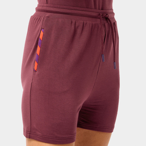 Women's Wholesale Spandex/Polyester Hot Shorts Zipper Pocket Custom Logo Breathable Quick Dry High Waist Customizable Sport Wear - Product Image 3