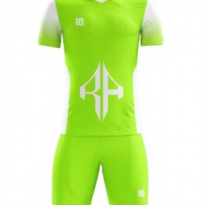 Nuevo Conjunto de Uniforme de Fútbol Verde con Logotipo Blanco para Hombre, Corte Regular, Cierre de Pullover, Manga Corta, Estampado Sublimado RIVIAN ATLANTIC - Product Image 6