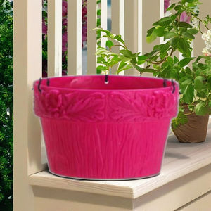 Pots de plantes suspendus en plastique écologique légers de 9 pouces, crochets modernes pour contenants de fleurs suspendus, pour la maison, le jardin, l'intérieur - Product Image 4