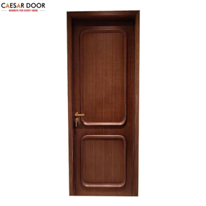 Puerta Interior de Madera Compuesta Ecológica Personalizable con Acabado para Dormitorio, Escuela o Villa - Diseño Moderno de Polímero - Product Image 1