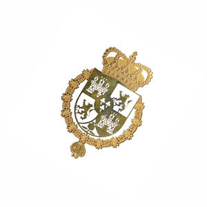 Badge personnalisé en métal avec motif couronne et lion, à attacher, sans nickel, style classique, décoration tendance, fait main - Product Image 6
