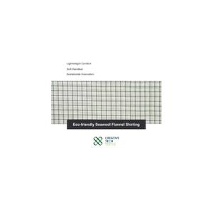 Ventes exceptionnelles SWL-5E1561 Tissu élégant en laine de mer PET/Nylon/Polyester=27/3/70 idéal pour les uniformes scolaires - Product Image 1