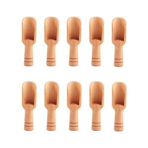 Cuillère doseuse en bois naturel écologique avec capacités de 10 ml/20 ml/30 ml et poignées longues et courtes pour une utilisation en cuisine et en salle de bain - Product Image 5