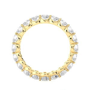 Anillo de Diamantes de Oro Sólido de 18K de Diseño de Lujo, 2.03 CT, Diamantes Naturales, Anillo de Compromiso con 20 Piedras de Diamantes - Product Image 6
