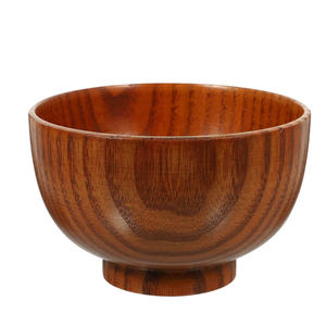 Bol en bois fait main économique pour servir le petit-déjeuner, le déjeuner et le dîner, avec un style de décoration rustique élégant pour la maison - Product Image 4