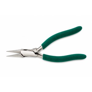 Round <b>Nose</b> Pliers 135mm Bent Handle Precision Jewelry Making Tool ZetomedPro - Product Image 1