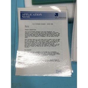 Oblea VLSI STANDARD FTS-5-9400, CALIBRACIÓN 9400A - Equipo y piezas de semiconductores de confianza de la marca global Legacy - Product Image 5
