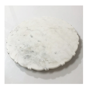 Plato giratorio de mármol Lazy Susan para postres y cupcakes, artículo de decoración, bandeja Lazy Susan de mármol - Product Image 4