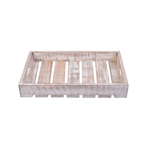 Plateau de service en bois de manguier naturel, pas cher, unique, non fini, avec poignée, pour le rangement des aliments. - Product Image 3