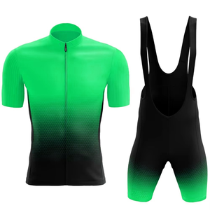 Factory Sale OEM Service Available High Quality Breathable <b>Road</b> Bike Uniform for Men Short Sleeve Cycling Jersey Set Shorts Kit - Product Image 6