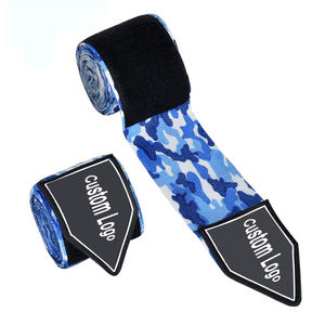 Vendas de Boxeo Personalizadas de Algodón con Óxido de Zinc, Suaves al Tacto, para Protección Deportiva, Hechas en Pakistán - Product Image 1