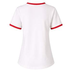 Maglietta Henley Bianca Premium Delta Sigma Theta per Donne, Vestibilità Comoda, Alta Qualità, Abbigliamento Casual per Confraternite Greche - Product Image 5
