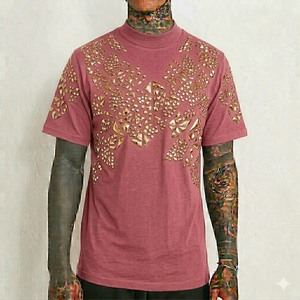 เสื้อยืดลำลองผู้ชาย แขนสั้น คอกลม เนื้อผ้านุ่ม ลวดลายทันสมัย แห้งเร็ว ระบายอากาศดี เหมาะสำหรับกิจกรรมกลางแจ้ง รับสั่งทำตามแบบ - Product Image 1