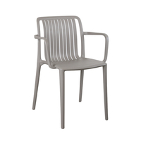 Chaise de salle à manger en plastique empilable, design italien, mobilier moderne pour la maison, le bureau, l'hôtel, l'école, utilisation intérieure et extérieure