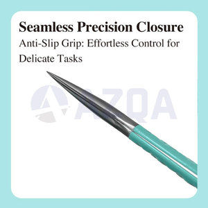 Professional Stainless Steel Eyelash Extension Tweezers <b>Kit</b> with Powder Coated Finish and Fiber Tip Precision Design - Product Image 5