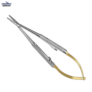 Custom Brand BARRAQUER Manual Micro Needle <b>Holder</b> 14 cm Straight Silver CE & ISO Approved 1 Year Warranty Class I - Product Image 1