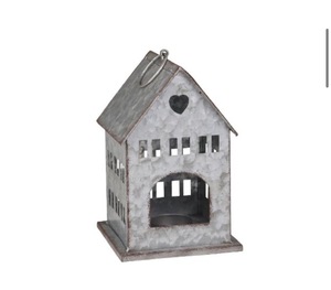 Lanterne de style hollandais galvanisée, en fer naturel fait main, pour la décoration de la maison, Noël, la Saint-Valentin, durable - Product Image 6