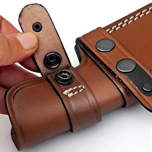 Funda de Cuero para Cuchillo Hecha a Mano, Ajuste Personalizado, Soporte de Piel de Vaca para Cuchillos de Caza, Camping y Supervivencia, Funda de Cuero para Cuchillo de Exterior - Product Image 6