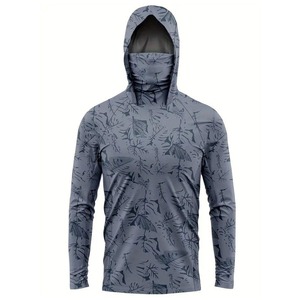 Camisetas de Pesca de Manga Larga, Personalizables con Logotipo, Protección UPF 50, Anti-UV, Impermeables, Transpirables, de Spandex/Poliéster, Unisex - Product Image 5