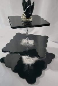 ฐานวางเค้กเรซิ่น 2 ชั้น รุ่น Royal Design Nautical Love ตกแต่งบ้านแบบรักษ์โลก พร้อมขนาดสั่งทำพิเศษจากอินเดีย - Product Image 5