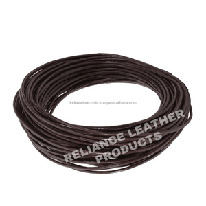 Cordón de Cuero Redondo Marrón Medio de 2 mm, Fabricante de la India, Suministro al por Mayor, Exportación, Herramientas para la Fabricación de Joyas - Product Image 5