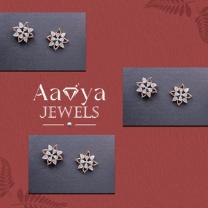 Pendientes de Lujo con Diseño de Diamantes Vintage, Oro Sólido de 14K, Certificados por HRD, Compre Directamente de un Proveedor Indio de Confianza - Product Image 5