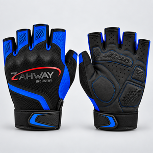 Nouveaux gants de cyclisme en tissu respirant, légers, antidérapants, avec paume en silicone, sangle de poignet réglable, gants de cyclisme unisexes - Product Image 6