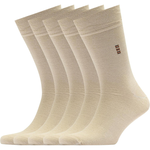 Calcetines de Moda 2026, Color Beige Sólido, 100% Algodón, Transpirables, Tejidos, para Adultos, Uso Diario Informal, Calcetines Deportivos para Primavera - Product Image 1