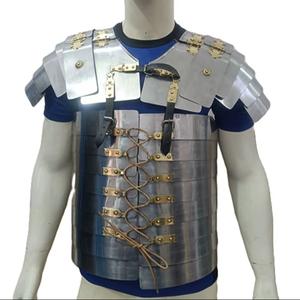 Armadura de Pecho Romana Lorica Segmentata de Acero Dulce de la Edad Medieval, Placa Pulida Hecha a Mano, para Deportes Históricos, Día Nacional, Año Nuevo - Product Image 1