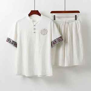 Ensemble de polo et t-shirt de golf assortis avec short, vêtements d'été personnalisés pour hommes, tricotés et imprimés - Product Image 1