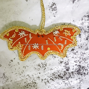 Classic Handmade Floral Christmas Ornament <b>Beaded</b> Embroidery Hanging Decor Colorful Tree Decoration Holiday Gift - Product Image 5