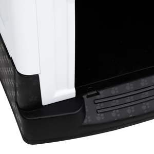 Casa para mascotas de polipropileno azul, blanco y negro, 22.4 x 26.8 x 26.0 pulgadas - Product Image 6