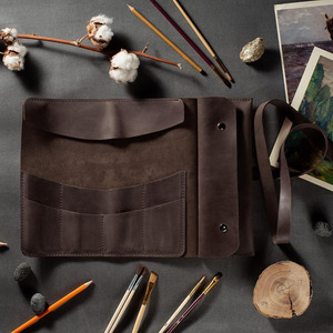 Porte-crayons en cuir de haute qualité, organiseur professionnel pour artistes, outil de dessin, fabrication OEM ODM, en vente à prix abordable - Product Image 3
