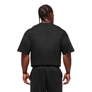 Camiseta Deportiva Extra Grande para Hombre, Transpirable, de Alto Rendimiento, Holgada, para Entrenamiento y Fitness, Color Negro - Product Image 2