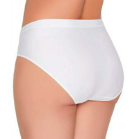 Culotte sexy sans couture pour femme, taille mi-haute, style T-back invisible, 100 % coton, écologique et confortable