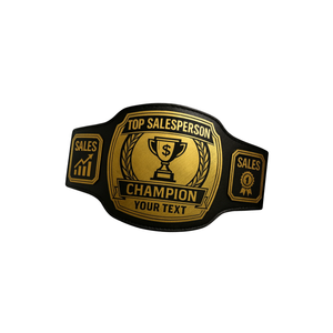 Ceinture de champion personnalisée pour les meilleurs vendeurs, trophée de récompense de vente personnalisé, ceinture sportive de haute qualité, cadeaux d'entreprise uniques - Product Image 6